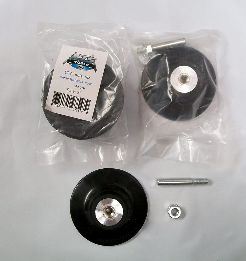 Type S Screw-on Arbor 3" with 1/4" shank